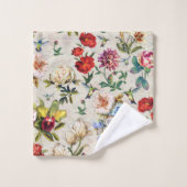 The-Eraビクトリアンフローラ水彩創造 バスタオルセット (ウォッシュタオル)