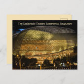 The Esplanade Theatre Experience, Singapore ポストカード (正面/裏面)