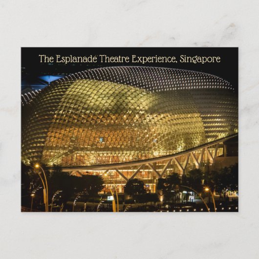 The Esplanade Theatre Experience, Singapore ポストカード (正面)