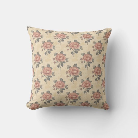 The essence of blooming grace pattern クッション (正面)
