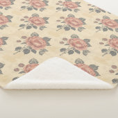 The essence of blooming grace pattern シェルパブランケット (3/4)
