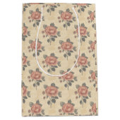 The essence of blooming grace pattern ミディアムペーパーバッグ (正面)