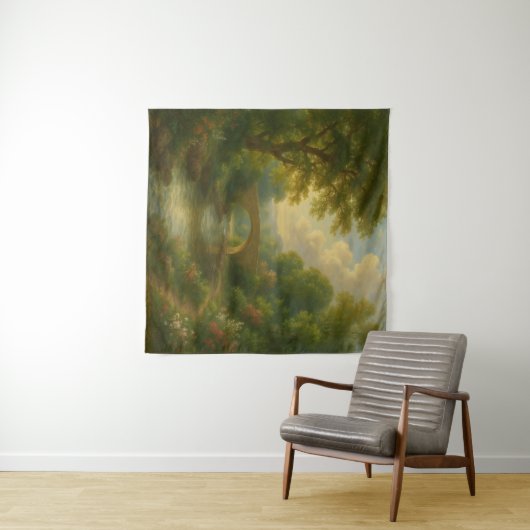 The Eternal Arch: Romantic Twilight Over the River タペストリー (インサイチュ(横))