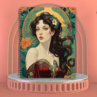 The Eternal Bloom Art Nouveau Woman プランナー手帳