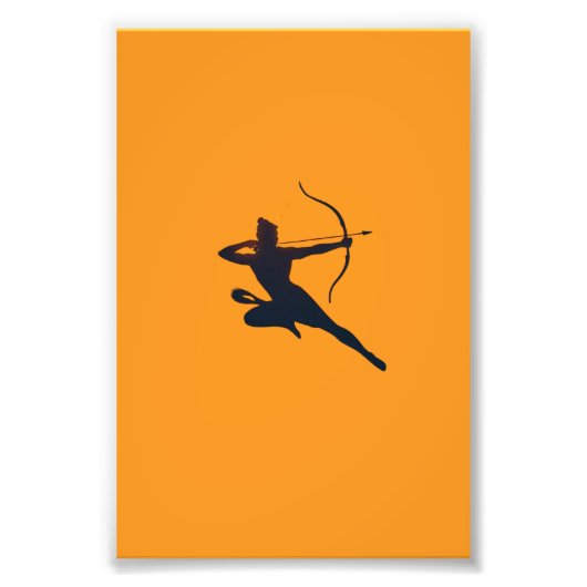 The Eternal Glow of Dussehra – Shree Ram フォトプリント (正面)