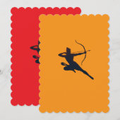 The Eternal Glow of Dussehra – Shree Ram 招待状 (正面/裏面)