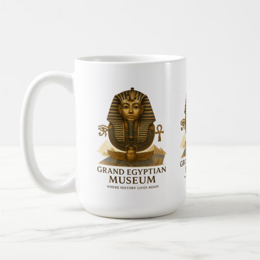 The Eternal Legacy – Grand Egyptian Museum Opening コーヒーマグカップ (左)