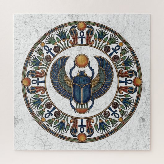 The Eternal Push: Sacred Scarab Khepri ジグソーパズル (縦)