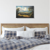 The Eternal Valley Pasture キャンバスプリント (インサイチュ (寝室))