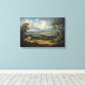 The Eternal Valley Pasture キャンバスプリント (インサイチュ (ウッドフロア))