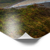 The Evening Glow of Greystones Coast フォトプリント (角)