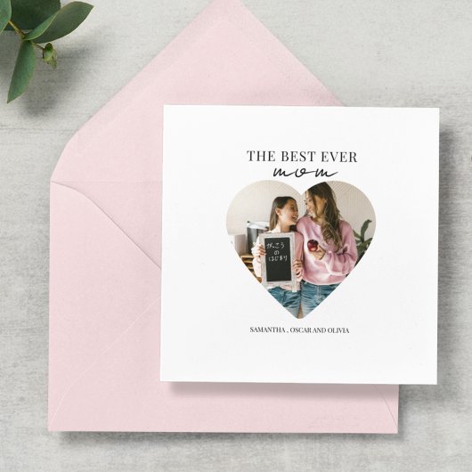 The Ever 最高の Momの写真ハート