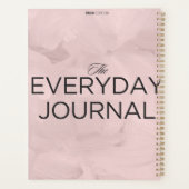 "The EVERYDAY JOURNAL" | モダン ミニマリスト ブラシ プランナー手帳 (裏面)