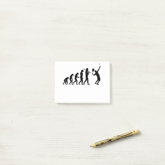 The Evolution of Tennis ポストイット (デスク上)