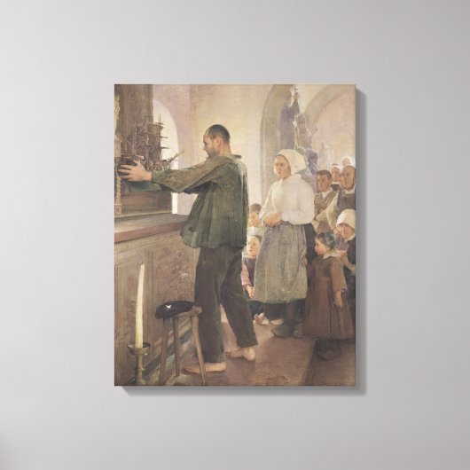 The Ex Voto, 1898 キャンバスプリント (正面)