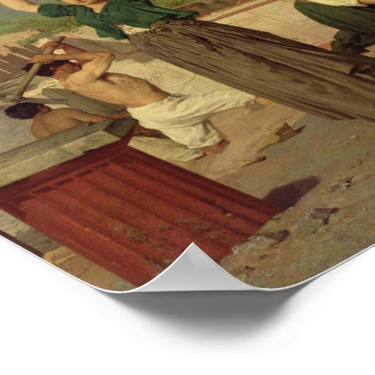 The Excavations at Pompeii, 1865 ポスター (角)