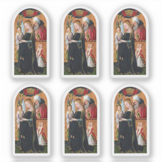 The Expectant Madonna with Saint Joseph シール (正面)