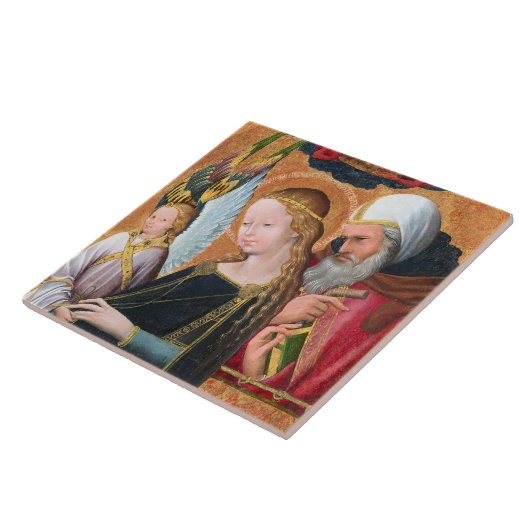 The Expectant Madonna with Saint Joseph タイル (側面)