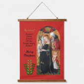 The Expectant Madonna with Saint Joseph 吊り下げ型タペストリー (正面)