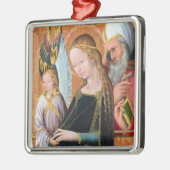 The Expectant Madonna with Saint Joseph Square メタルオーナメント (左)