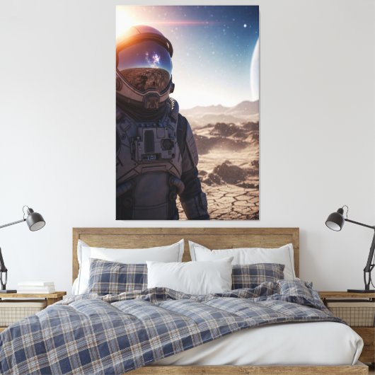 The Explorer of the Unknown キャンバスプリント (インサイチュ (寝室))