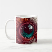 The eyes are large and expressive, with realistic  コーヒーマグカップ (左)