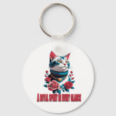 The Eyes of a Noble Feline キーホルダー (正面)