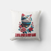 The Eyes of a Noble Feline クッション (正面)