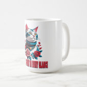 The Eyes of a Noble Feline コーヒーマグカップ (正面右)