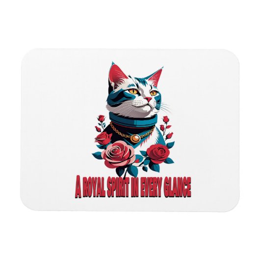 The Eyes of a Noble Feline マグネット (横)