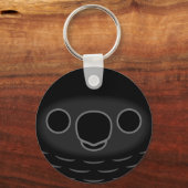 The face of a Pesquet's parrot キーホルダー (裏面)