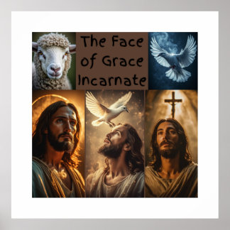 The Face of Grace Incarnate design 1 ポスター