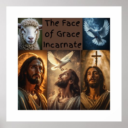 The Face of Grace Incarnate design 1 ポスター (正面)