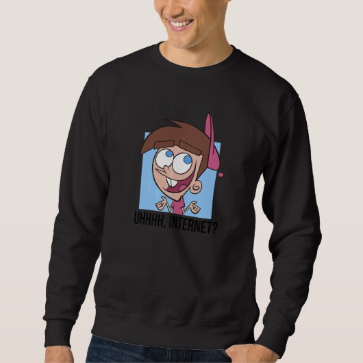 The Fairly OddParents Timmy Graphic Uhhhh Internet スウェットシャツ (正面)