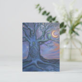 The Fairy Door Messenger – ハガキby Susan Rodio ポストカード (スタンド正面)