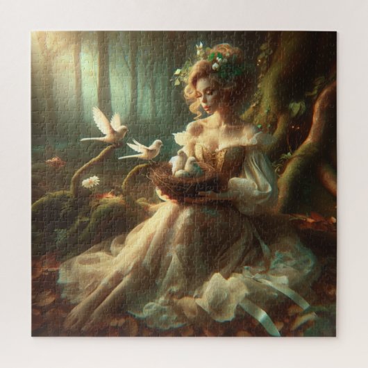 The Fairy Queen of the Woodland Nest ジグソーパズル (縦)
