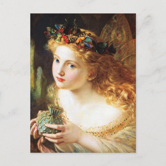 The Fairy Queen - Sophie Anderson ポストカード (正面)