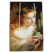 The Fairy Queen - Sophie Anderson ミディアムペーパーバッグ (裏面)