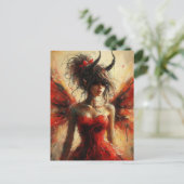 The Fairy with Horns on Her Head ポストカード (スタンド正面)