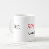 The Family Forever Personalized Mug コーヒーマグカップ (正面左)