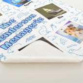 The Family Menagerie – Mixed Pet Custom Photo D シェルパブランケット (3/4)