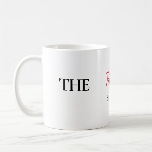 The Family Personalized Mug コーヒーマグカップ (左)