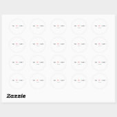 The Family Personalized Round Sticker ラウンドシール (シート)