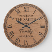 The Family SMITH Wall Clock ラージ壁時計 (正面)