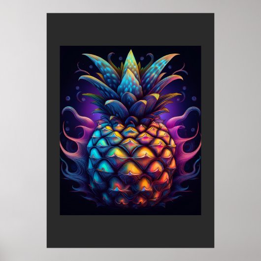 The Famous Mandelbrot Pineapple ポスター (正面)