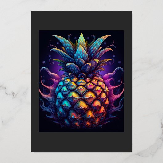 The Famous Mandelbrot Pineapple 箔シーズンカード (正面)