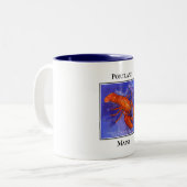 The famous Red Lobsters, Portland Maine ツートーンマグカップ (正面左)