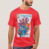 The Fantastic Four First Steps Comic Book Cover Ar Tシャツ (正面)