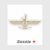 The Faravahar symbol, Iran シール (シート)