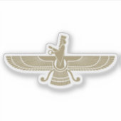 The Faravahar symbol, Iran シール (正面)